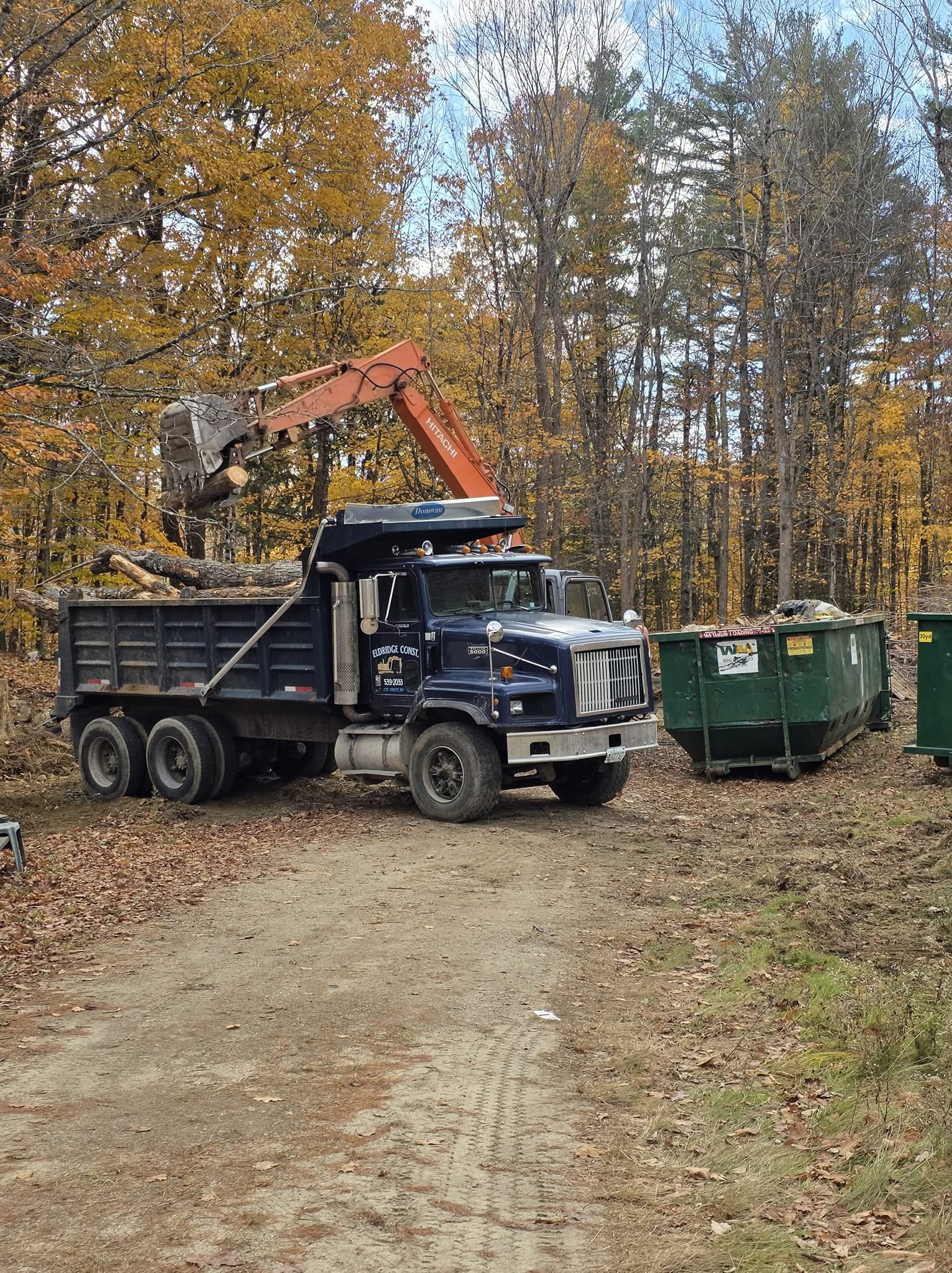 Eldridge Construction crew clearing land